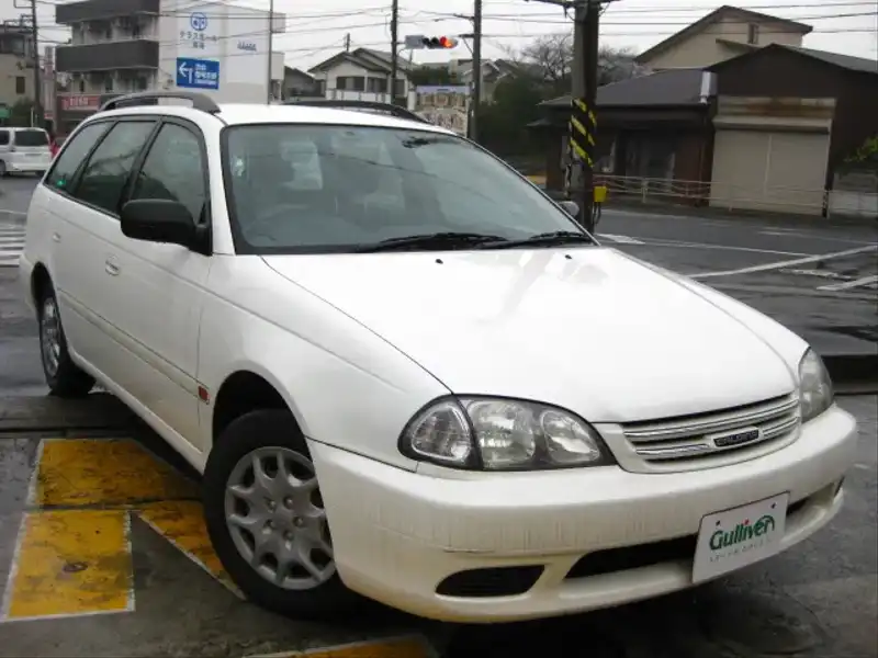 カタログ画像：カルディナ（CALDINA） Ｇ 2000年1月 GF-ST215G 2000cc スーパーホワイトパールマイカ 燃費11.4km / l  メイン（その他）