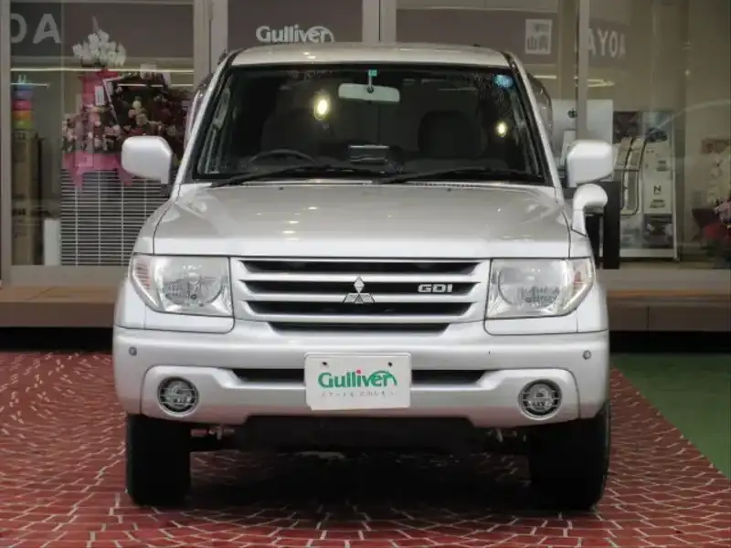 4007553 | カタログ画像：パジェロイオ（PAJERO IO） パールパッケージⅡ ナビエディション 2001年11月 GH-H77W 2000cc ギャラクシーホワイト（パール塗装） フロント