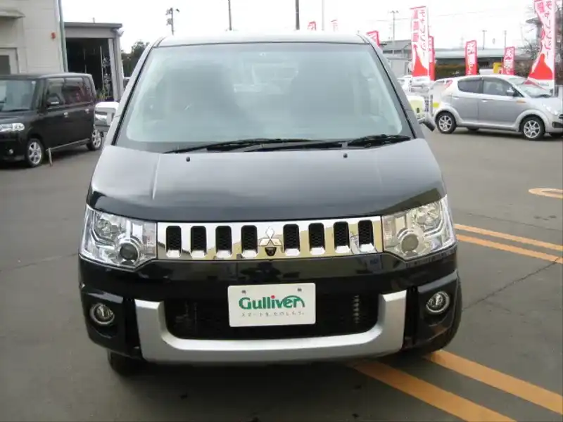 カタログ画像：デリカＤ：５（DELICA D:5） Ｇ ナビパッケージ 2008年5月 DBA-CV5W 2400cc ブラックマイカ／ミディアムグレーマイカorブラックマイカ フロント