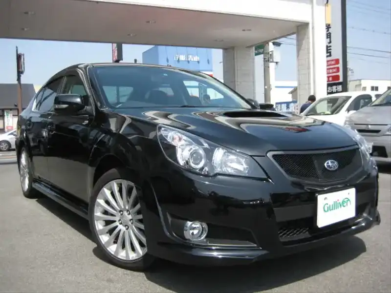 カタログ画像：レガシィＢ４（LEGACY B4） ２．５ＧＴ 2009年5月 DBA-BM9 2500cc クリスタルブラック・シリカ 燃費12.0km / l  メイン