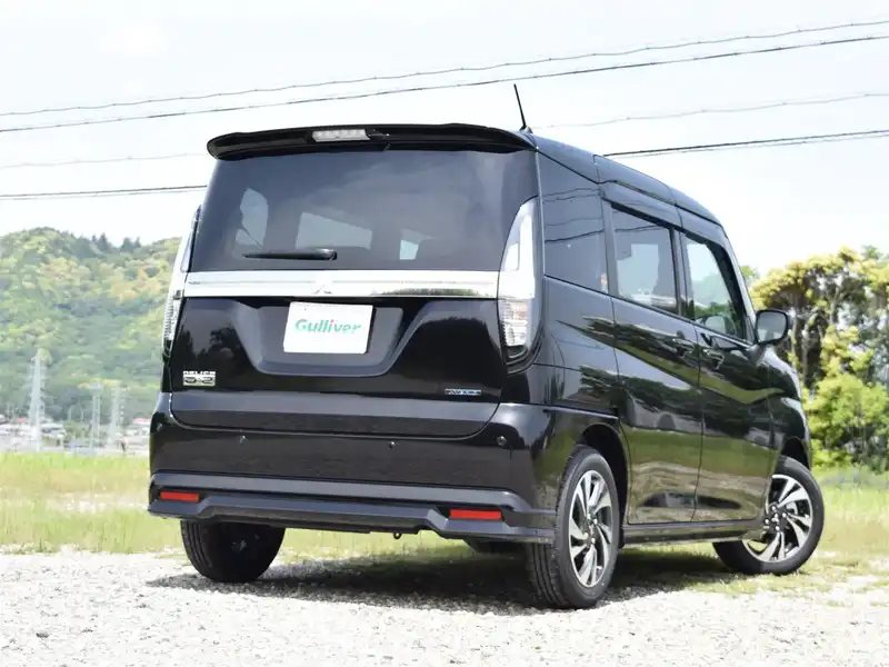 カタログ画像：デリカＤ：２（DELICA D:2） カスタムハイブリッドＭＶ 2025年2月 5AA-MBD7S 1200cc スーパーブラックパール 燃費22.0km / l 外装