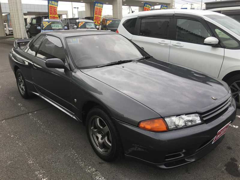 カタログ画像：スカイライン（SKYLINE） ＧＴＳ２５タイプＸ・Ｇ 1991年8月 E-ECR32 2500cc ブラック（ＰＭ） 燃費8.1km / l  メイン（その他）