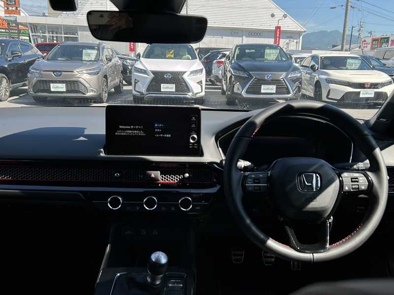 カタログ画像：シビック（CIVIC） タイプＲ レーシングブラックパッケージ 2025年9月 6BA-FL5 2000cc 燃費12.5km / l フロント