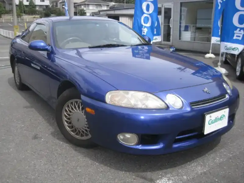 1000854 | カタログ画像：ソアラ（SOARER） ３．０ＧＴ Ｇパッケージ装着車 1997年8月 E-JZZ31 3000cc ブルーマイカメタリック メイン（その他）