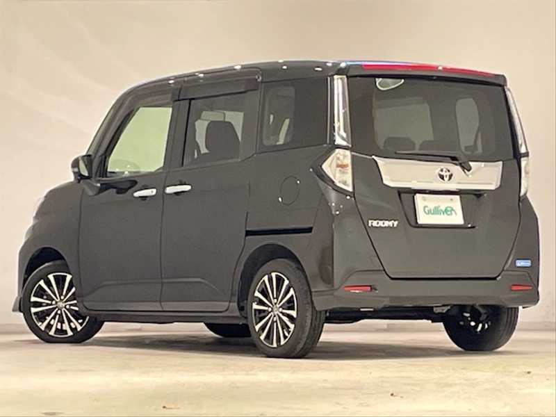 カタログ画像：ルーミー（ROOMY） カスタムＧ 2024年12月 5BA-M900A 1000cc パールホワイトⅢorブラックマイカメタリック×パールホワイトⅢ 燃費18.4km / l バック