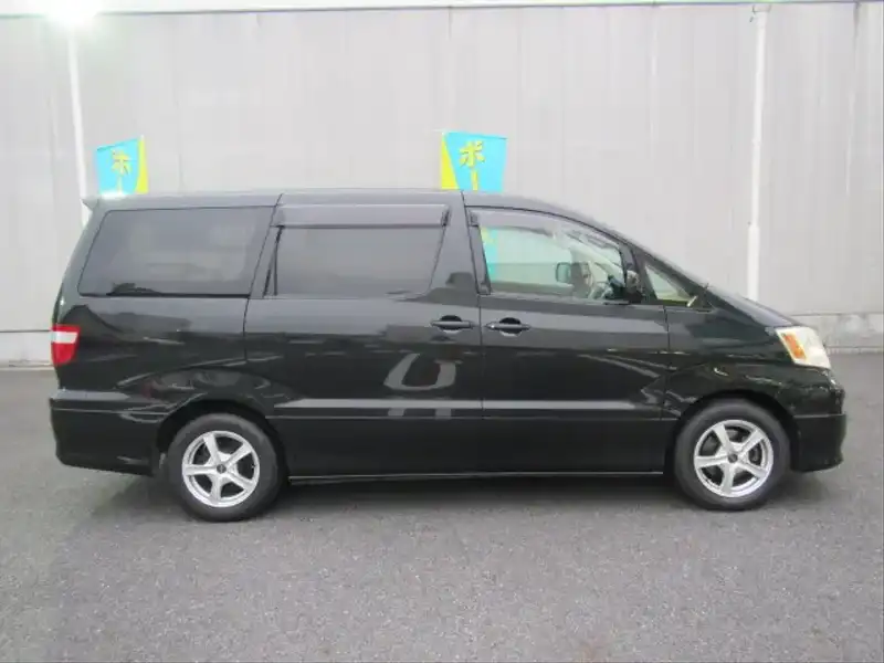 10018876 | カタログ画像：アルファードＧ（ALPHARD G） ＭＸ Ｌエディション 2004年4月 TA-MNH10W 3000cc ブラックマイカ 外装