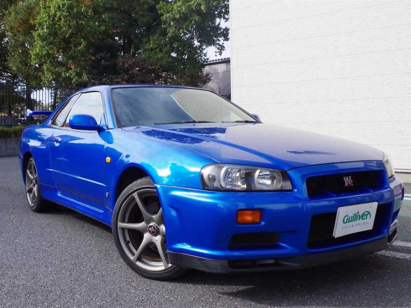 カタログ画像：スカイライン（SKYLINE） ＧＴ－Ｒ ミッドナイトパープルⅡ 1999年1月 GF-BNR34 2600cc ミッドナイトパープルⅡ 燃費8.1km / l  メイン