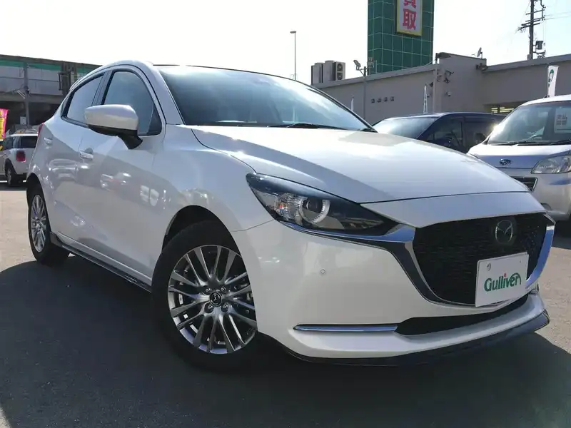 カタログ画像：ＭＡＺＤＡ２（MAZDA2） １５Ｓ Ｌパッケージ 2019年9月 6BA-DJLFS 1500cc スノーフレイクホワイトパールマイカ 燃費19.0km / l メイン