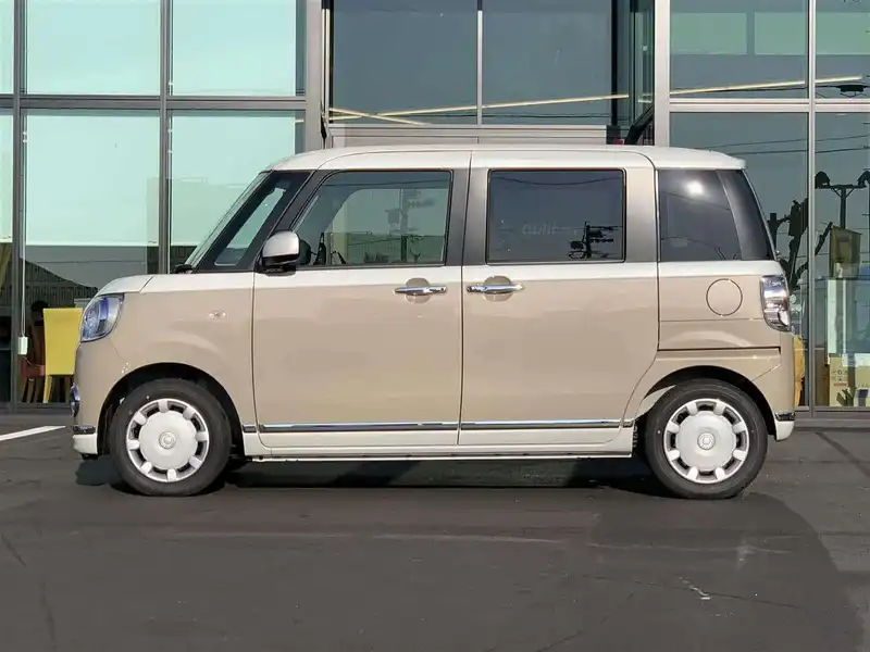 カタログ画像：ムーヴキャンバス（MOVE CANBUS） Ｇメイクアップリミテッド ＳＡⅢ 2019年6月 5BA-LA800S 660cc ナチュラルベージュマイカメタリック 燃費20.6km / l 外装