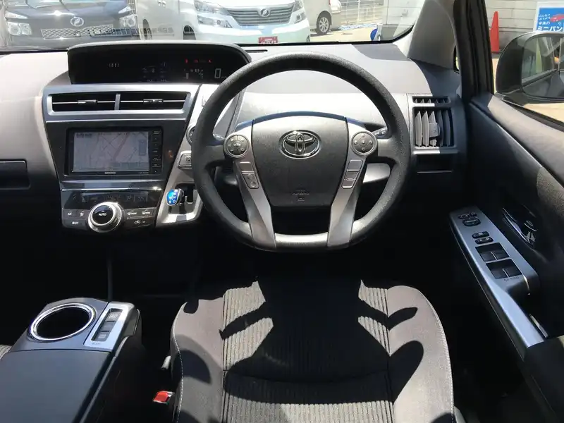 カタログ画像：プリウスα（PRIUS ALPHA） Ｓ Ｌセレクション 2014年11月 DAA-ZVW41W 1800cc グレーメタリック 燃費26.2km / l 内装