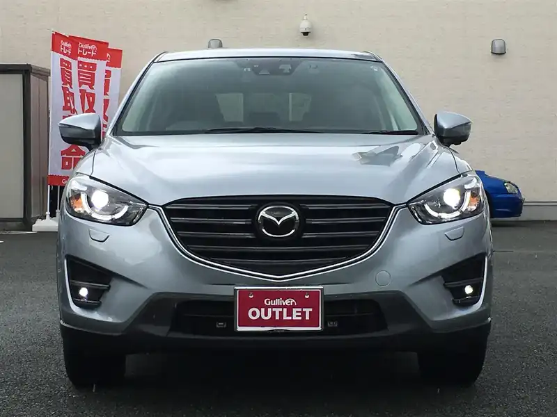 カタログ画像：ＣＸ－５（CX-5） ２５Ｓ プロアクティブ 2015年1月 DBA-KE5AW 2500cc ソニックシルバーメタリック 燃費14.6km / l フロント