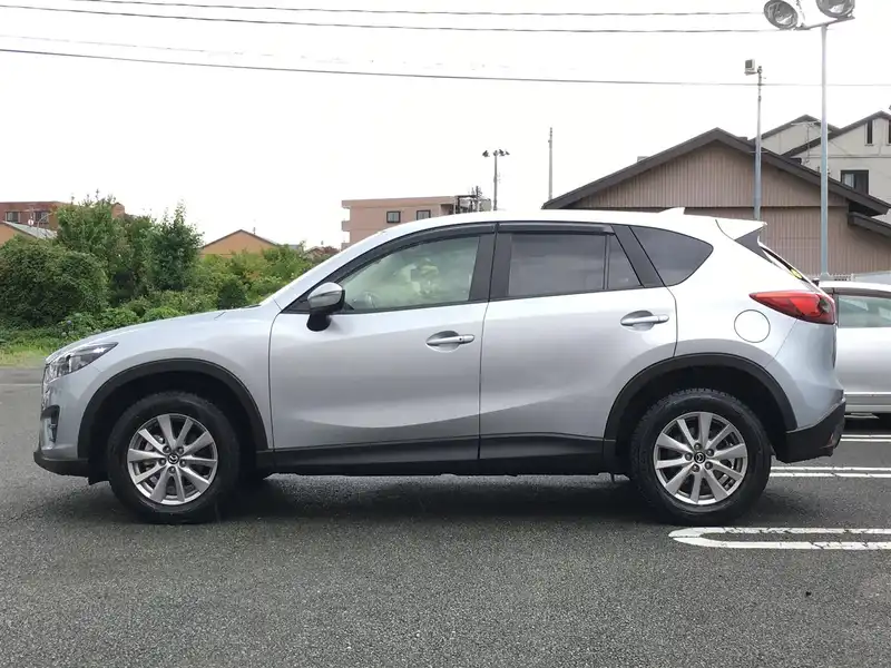 カタログ画像：ＣＸ－５（CX-5） ２５Ｓ プロアクティブ 2015年1月 DBA-KE5AW 2500cc ソニックシルバーメタリック 燃費14.6km / l 外装