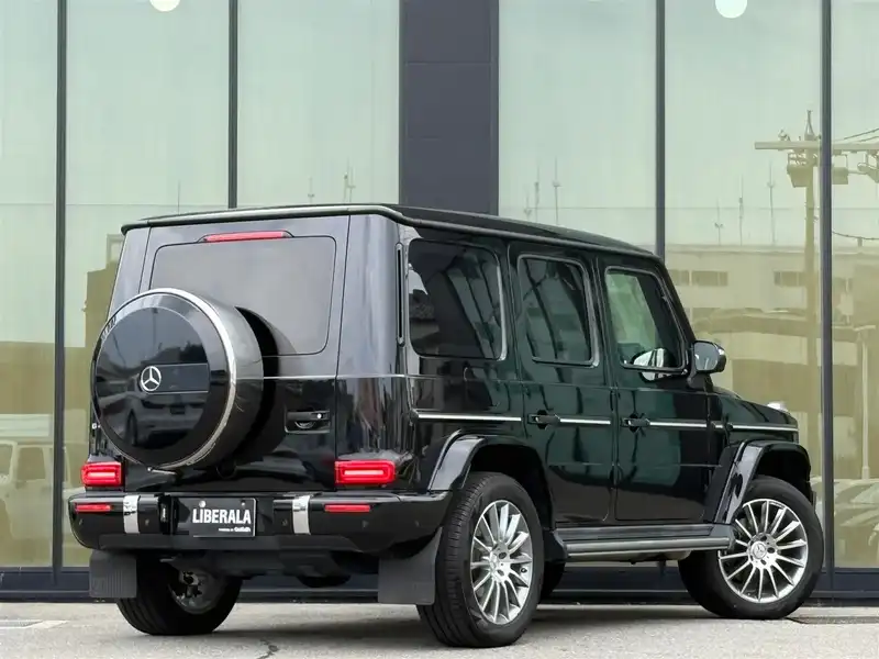 カタログ画像：Ｇクラス（G-CLASS） Ｇ４００ｄ ＡＭＧライン 2021年5月 3DA-463350 3000cc オブシディアンブラック（Ｍ）orマグネタイトブラック（Ｍ） 燃費9.7km / l バック