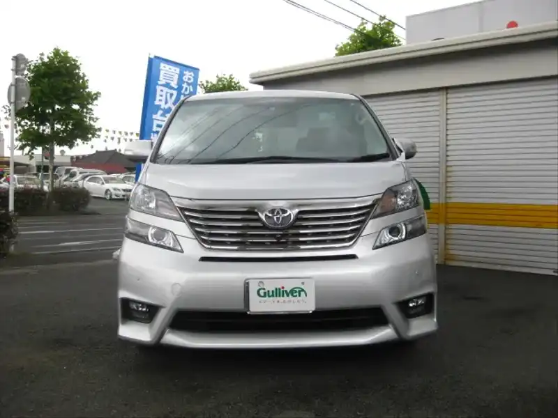 10047801 | カタログ画像：ヴェルファイア（VELLFIRE） ２．４Ｚ 2008年8月 DBA-ANH25W 2400cc シルバーメタリック フロント