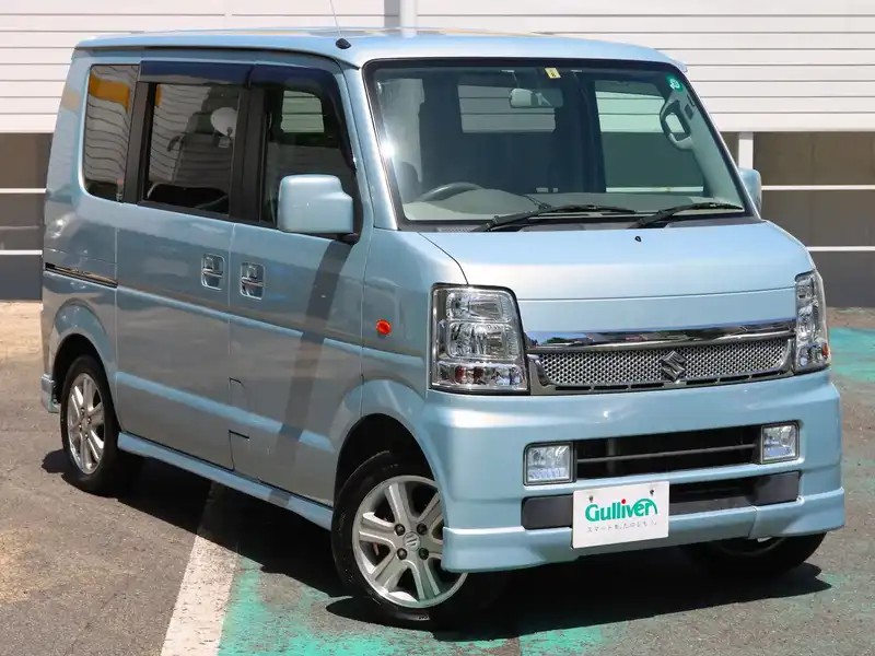 カタログ画像：エブリイワゴン（EVERY WAGON） ＰＺターボスペシャル 2008年4月 ABA-DA64W 660cc アクアマリンブルーオパールメタリック 燃費14.2km / l  メイン（その他）