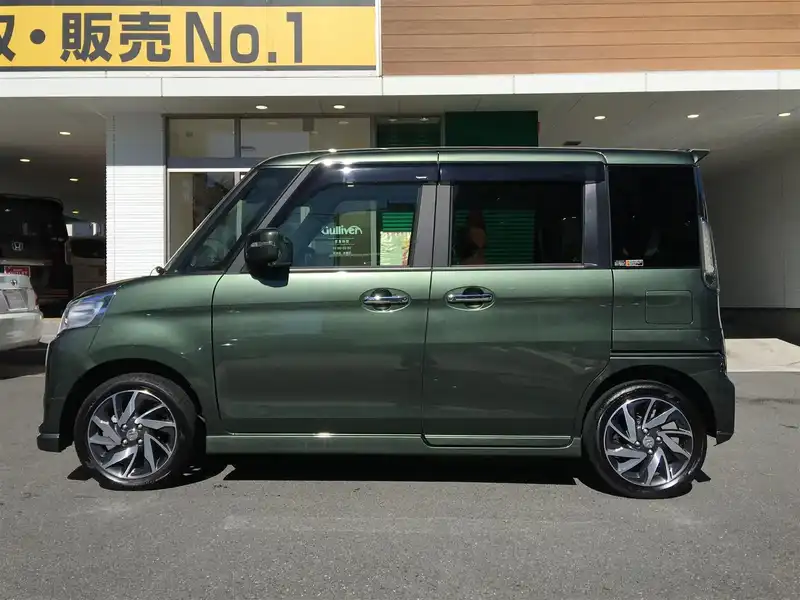 カタログ画像：スペーシアカスタム（SPACIA CUSTOM） ＸＳ 2015年5月 DAA-MK42S 660cc クールカーキパールメタリック 燃費29.0km / l 外装