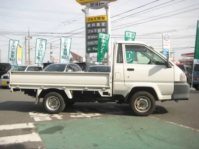 カタログ画像：ライトエーストラック（LITEACE TRUCK） ＤＸ 1999年6月 KF-CM75 2200cc ホワイト 燃費14.6km / l  外装