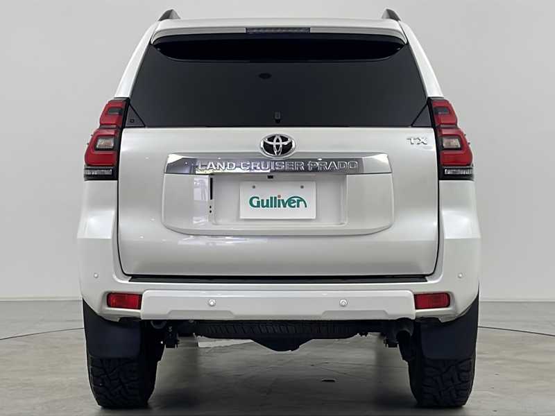 カタログ画像：ランドクルーザープラド（LAND CRUISER PRADO） ＴＸ 2022年8月 3BA-TRJ150W 2700cc ホワイトパールクリスタルシャイン 燃費8.3km / l 外装