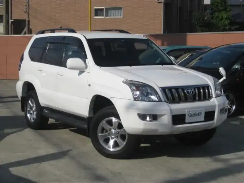 カタログ画像：ランドクルーザープラド（LAND CRUISER PRADO） ＴＸリミテッド ６０ｔｈスペシャルエディション 2006年8月 KN-KDJ120W 3000cc ホワイト 燃費10.8km / l  メイン（その他）