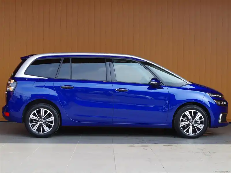 カタログ画像：グランドＣ４ ピカソ（GRAND C4 PICASSO） シャイン ブルーＨＤｉ 2017年3月 LDA-B787AH01 2000cc ラズーリ ブルー 燃費18.0km / l 外装