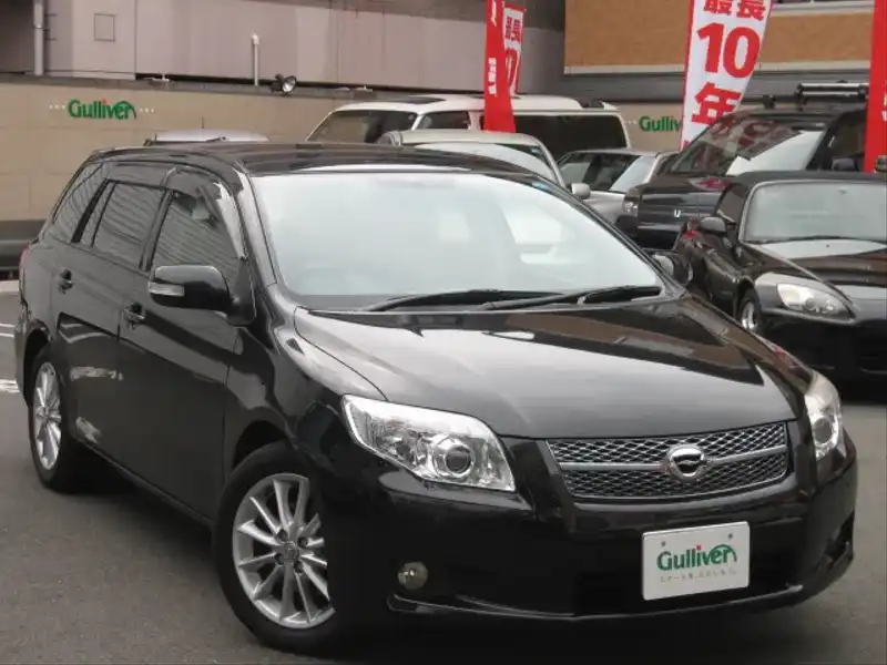 カタログ画像：カローラフィールダー（COROLLA FIELDER） １．８Ｓ 2006年10月 DBA-ZRE144G 1800cc ブラックマイカ 燃費14.4km / l  メイン（その他）