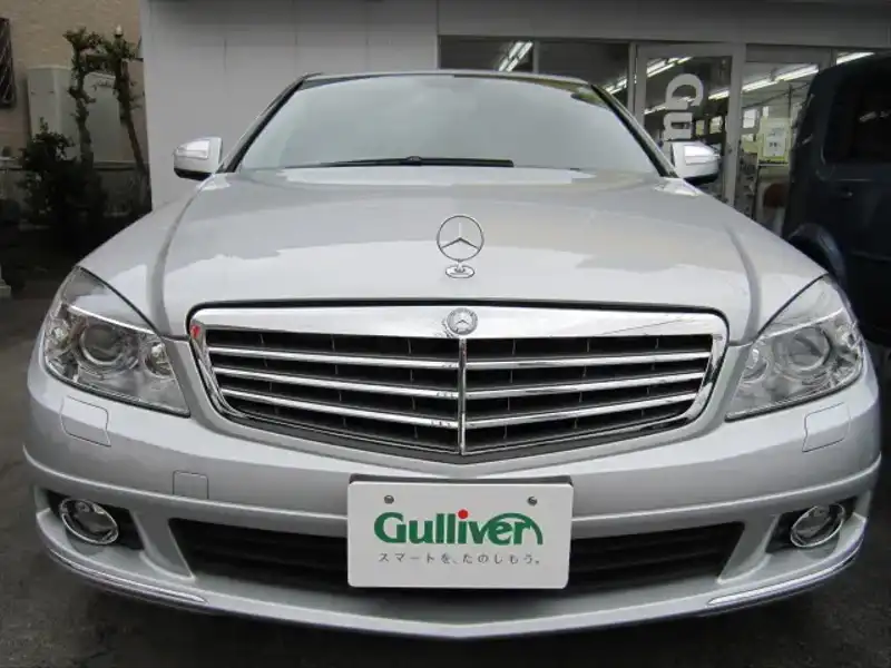 カタログ画像：Ｃクラス（C-CLASS） Ｃ２５０エレガンス 2007年6月 DBA-204052 2500cc キューバナイトシルバー（Ｍ）orイリジウムシルバー（Ｍ）orパラジウムシルバー（Ｍ） フロント