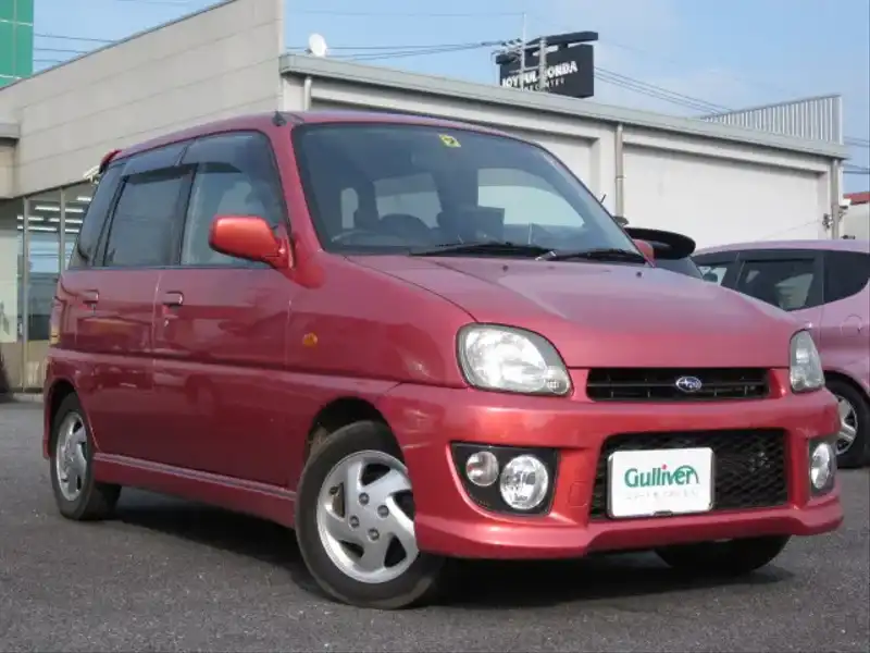 カタログ画像：プレオ（PLEO） ＬＳリミテッド 2002年5月 TA-RA2 660cc メローレッド・メタリック 燃費18.0km / l  メイン（その他）