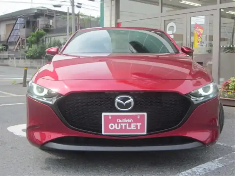 カタログ画像：ＭＡＺＤＡ３ファストバック（MAZDA3 FASTBACK） ＸＤプロアクティブ ツーリングセレクション 2019年5月 3DA-BP8P 1800cc ソウルレッドクリスタルメタリック 燃費19.8km / l フロント