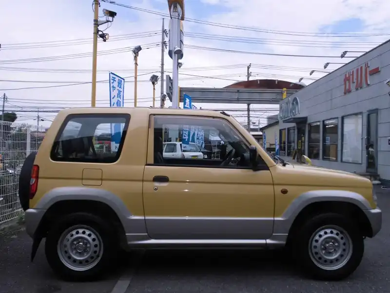 4003346 | カタログ画像：パジェロミニ（PAJERO MINI） Ｘ 1998年10月 GF-H53A 660cc キャンベルイエロー（Ｍ）／シンフォニックシルバー（Ｍ）・２トーン 外装