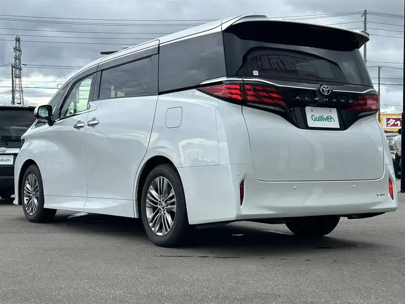 カタログ画像：アルファード（ALPHARD） Ｚ 2023年6月 3BA-AGH45W 2500cc プラチナホワイトパールマイカ 燃費10.3km / l 外装