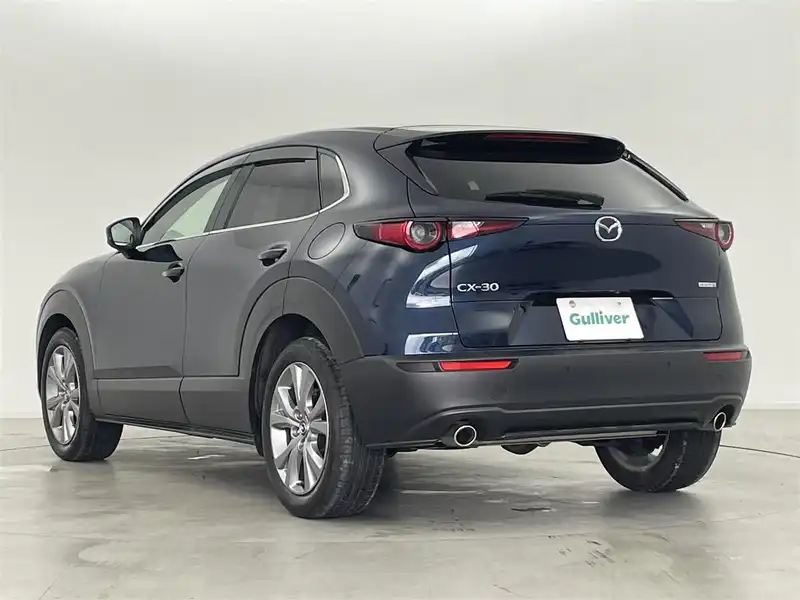 カタログ画像：ＣＸ－３０（CX-30） ＸＤ Ｓパッケージ 2024年12月 3DA-DM8R 1800cc ディープクリスタルブルーマイカ 燃費18.7km / l バック