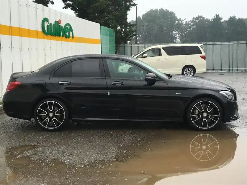 カタログ画像：Ｃクラス（C-CLASS） Ｃ４５０ ＡＭＧ ４マチック 2015年7月 CBA-205064 3000cc オブシディアンブラック（Ｍ） 燃費12.0km / l 外装