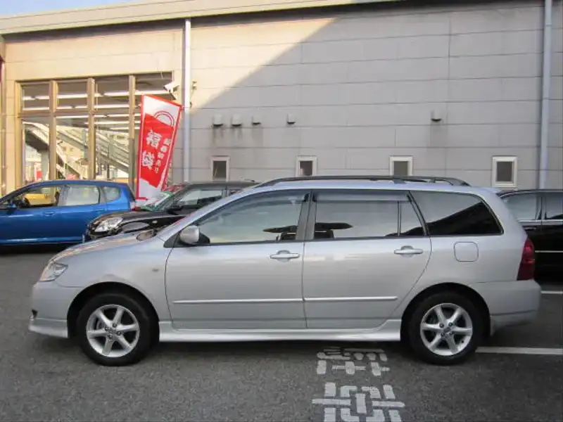 カタログ画像：カローラフィールダー（COROLLA FIELDER） Ｓ ４０ｔｈアニバーサリーリミテッド 2005年12月 CBA-ZZE124G 1800cc シルバーマイカメタリック 燃費13.8km / l  外装