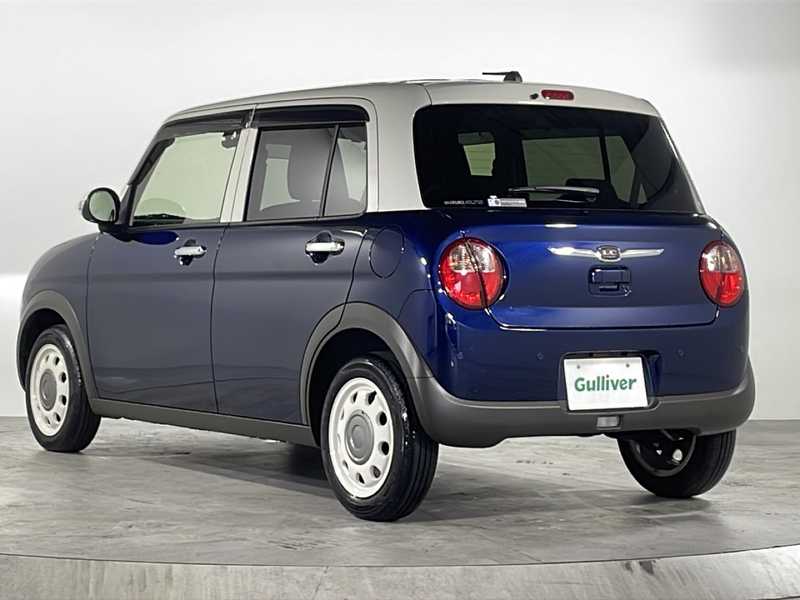 カタログ画像：アルトラパンＬＣ（ALTO LAPIN LC） Ｘ 2022年6月 5BA-HE33S 660cc ノクターンブルーパール ソフトベージュ 2トーンルーフ 燃費26.2km / l 外装