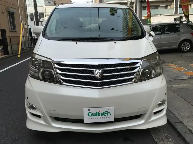 カタログ画像：アルファードＧ（ALPHARD G） ＭＳ プライムセレクション 2006年8月 TA-MNH15W 3000cc ホワイトパールマイカ 燃費8.6km / l  フロント