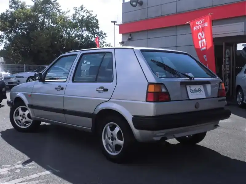 カタログ画像：ゴルフ（GOLF） ＧＬｉ 1990年4月 E-19RV 1800cc ダイヤモンドシルバー 燃費10.2km / l  外装