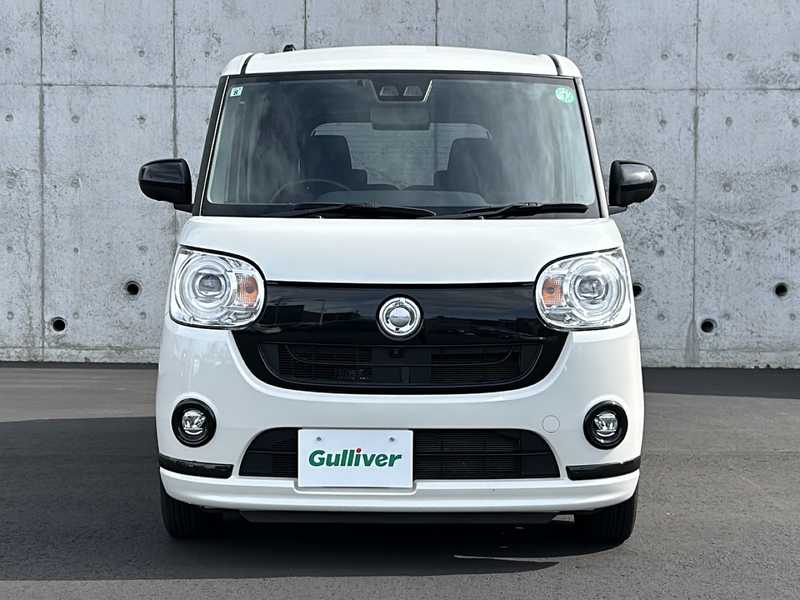 カタログ画像：ムーヴキャンバス（MOVE CANBUS） ＧブラックアクセントＶＳ ＳＡⅢ 2020年12月 5BA-LA800S 660cc パールホワイトⅢ 燃費20.6km / l フロント