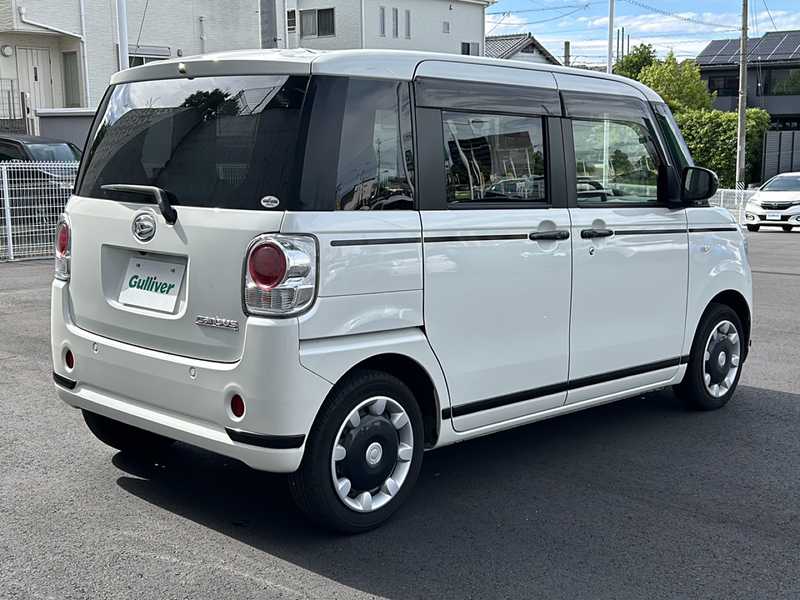 カタログ画像：ムーヴキャンバス（MOVE CANBUS） ＧブラックアクセントＶＳ ＳＡⅢ 2020年12月 5BA-LA800S 660cc パールホワイトⅢ 燃費20.6km / l 外装