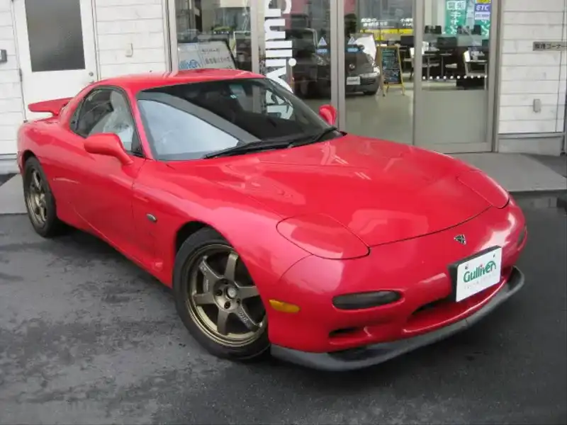 カタログ画像：アンフィニＲＸ－７（EFINI RX-7） タイプＲＢ 1997年1月 E-FD3S 1400cc ヴィンテージレッド 燃費7.3km / l  メイン（その他）