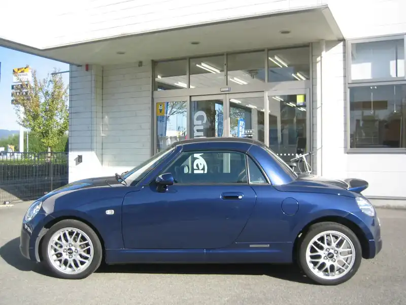 カタログ画像：コペン（COPEN） アルティメットエディションⅡ 2008年12月 ABA-L880K 660cc ＤＣ・ダークブルーマイカメタリック 燃費15.2km / l  外装