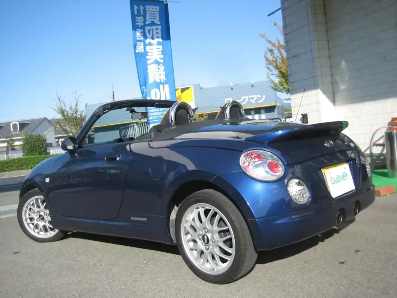 カタログ画像：コペン（COPEN） アルティメットエディションⅡ 2008年12月 ABA-L880K 660cc ＤＣ・ダークブルーマイカメタリック 燃費18.0km / l  バック