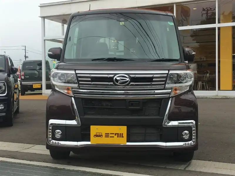 カタログ画像：タント（TANTO） カスタムＲＳ トップエディションＳＡⅡ 2015年12月 DBA-LA610S 660cc プラムブラウンクリスタルマイカ 燃費24.6km / l フロント