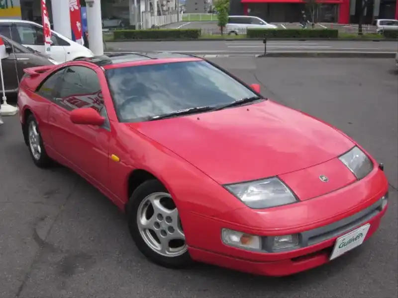 カタログ画像：フェアレディＺ（FAIRLADY Z） ３００ＺＸ ２ｂｙ２・Ｔバールーフ 1997年1月 E-GZ32 3000cc レッド（スーパーファインハードコート） 燃費8.7km / l  メイン（その他）