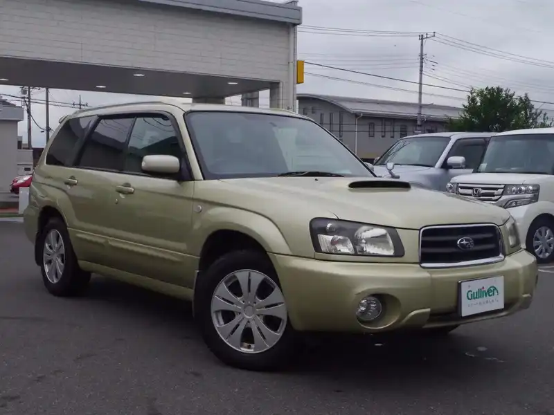 カタログ画像：フォレスター（FORESTER） ＸＴ 2004年4月 TA-SG5 2000cc シャンパンゴールド・オパール 燃費13.0km / l  メイン（その他）