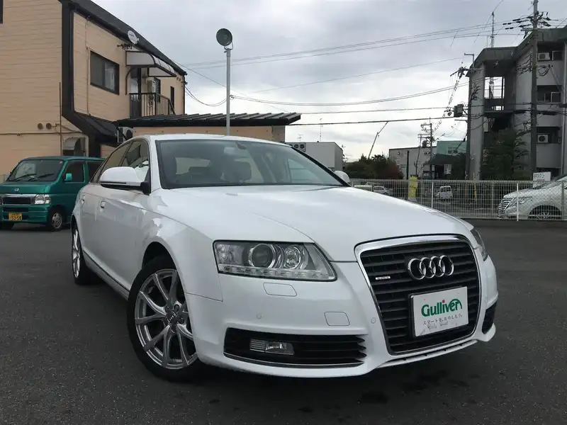 カタログ画像：Ａ６（A6） ２．８ＦＳＩクワトロ 2010年8月 ABA-4FCCEA 2800cc アイビスホワイト 燃費9.7km / l  メイン（その他）