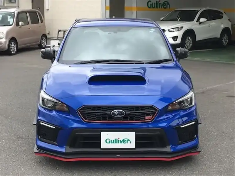 カタログ画像：ＷＲＸ ＳＴＩ（WRX STI） タイプＲＡ－Ｒ 2018年7月 CBA-VAB 2000cc ＷＲブルー・パール フロント