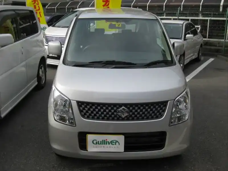 カタログ画像：ワゴンＲ（WAGON R） ＦＡ 2008年9月 DBA-MH23S 660cc シルキーシルバーメタリック 燃費23.5km / l  フロント