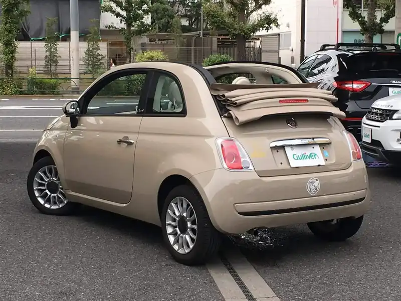 カタログ画像：５００Ｃ（500C） パンナ 2014年2月 ABA-31209 900cc ニューエイジクリーム 燃費24.0km / l バック