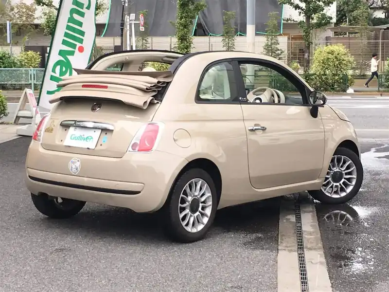 カタログ画像：５００Ｃ（500C） パンナ 2014年2月 ABA-31209 900cc ニューエイジクリーム 燃費24.0km / l バック