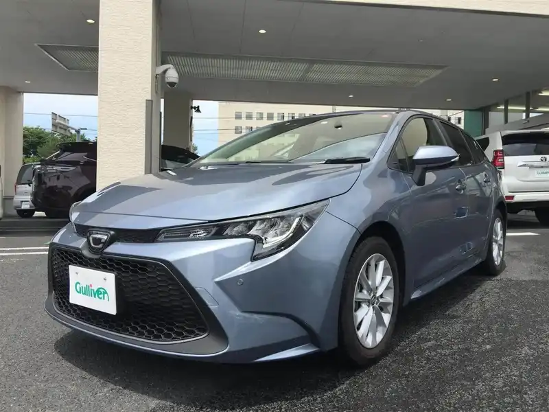 カタログ画像：カローラツーリング（COROLLA TOURING） Ｓ 2019年10月 3BA-ZRE212W 1800cc セレスタイトグレーメタリック 燃費14.6km / l フロント